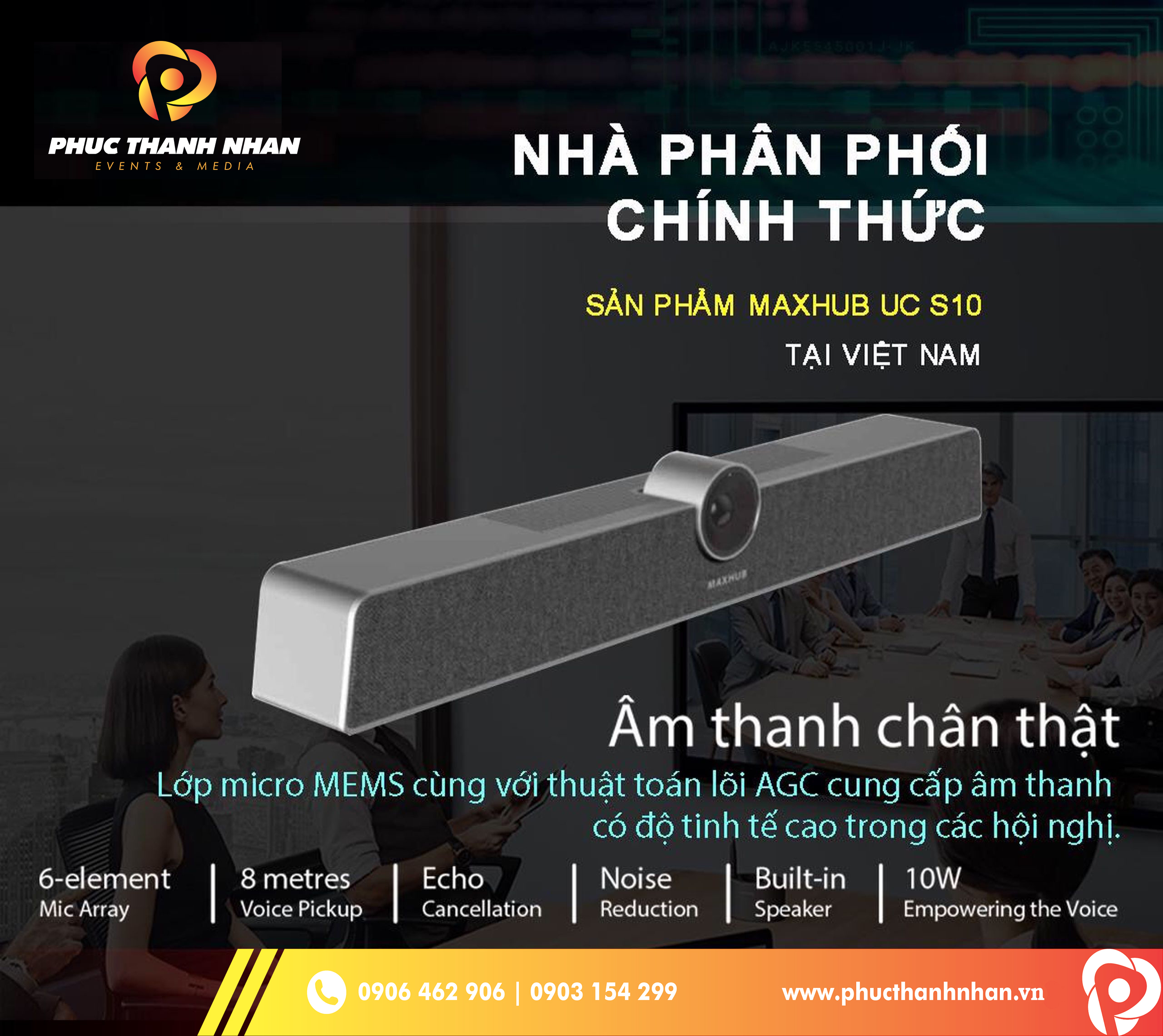 Camera Hội Nghị Maxhub UC S10