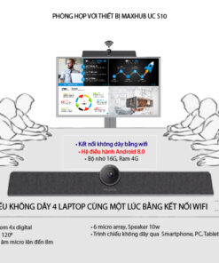 hệ thống kết nối tiên tiến của Camera hội nghị Maxhub UC S10