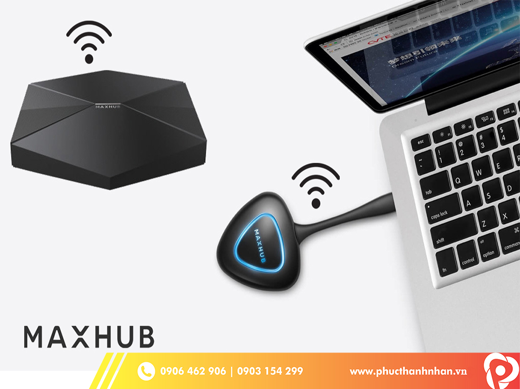 Bộ Trình Chiếu Không Dây MaxHub WB01