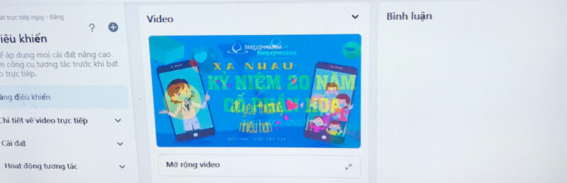 livestream gameshow công ty Imexpharm