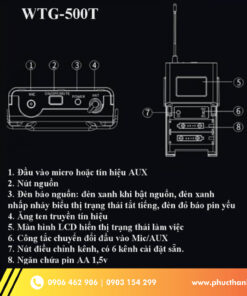 thiết bị dịch di động takstar wtg 500