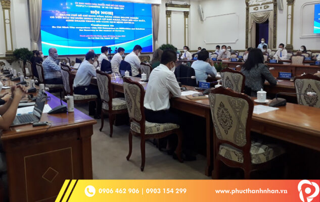 Hội Nghị Trực Tuyến tại Ủy ban nhân dân thành phố HCM