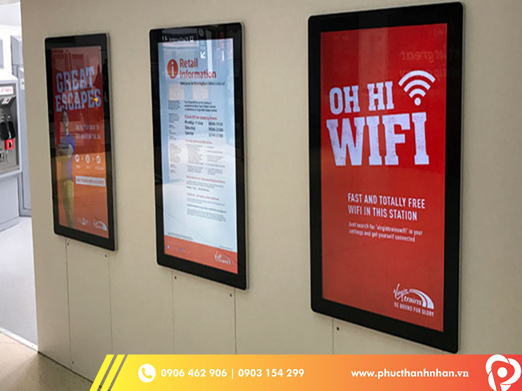 Màn Hình Quảng Cáo Treo Tường Kuking 23 inch