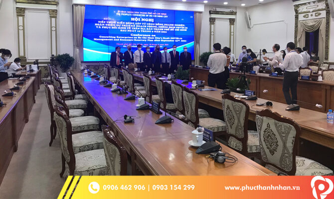 HỘI NGHỊ TRỰC TUYẾN TẠI ỦY BAN NHÂN DÂN TP.HCM LẦN II