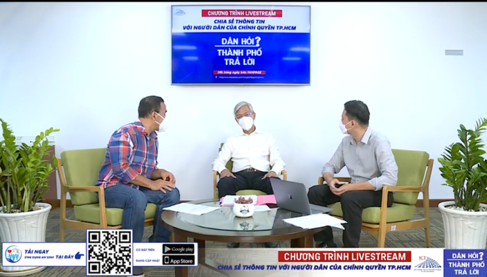 Livestream dân hỏi thành phố trả lời