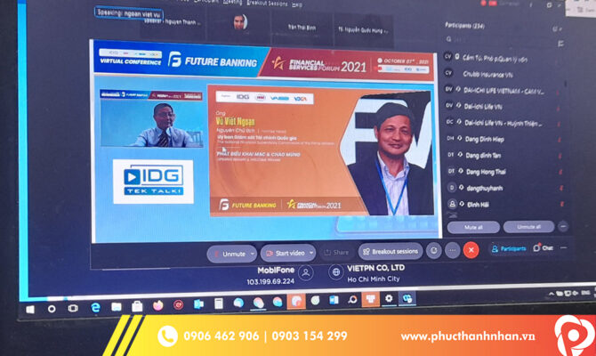 HỘI NGHỊ LIVESTREAM TRỰC TUYẾN - CÔNG TY IDG VIETNAM - THÁNG 10/2021
