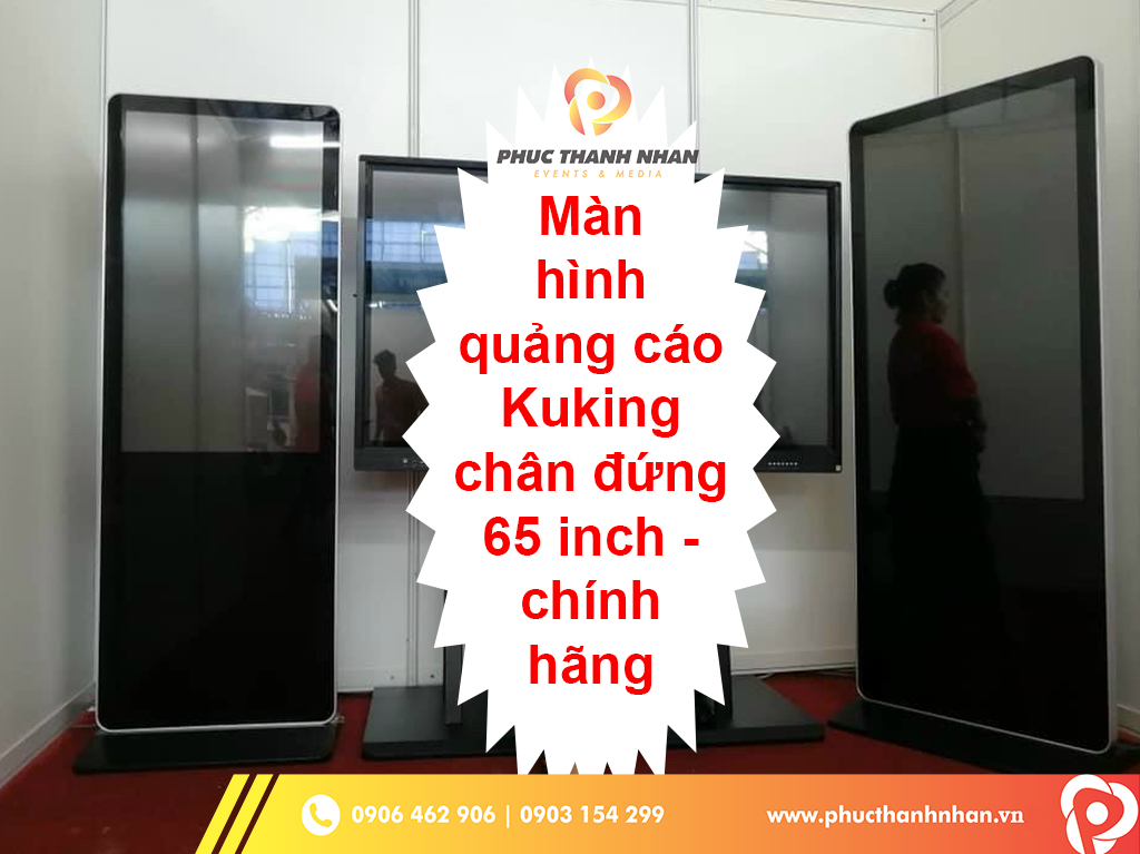 Màn Hình Quảng Cáo Kuking Chân Đứng 65 inch