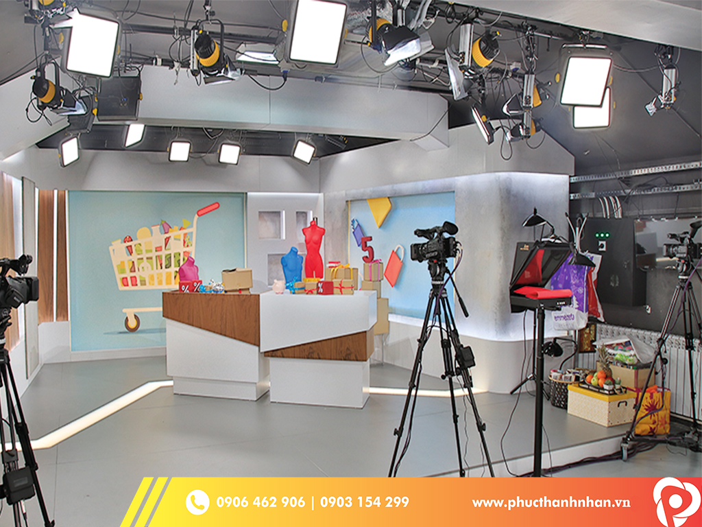 cách lắp đặt ánh sáng phòng studio